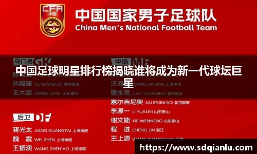 中国足球明星排行榜揭晓谁将成为新一代球坛巨星